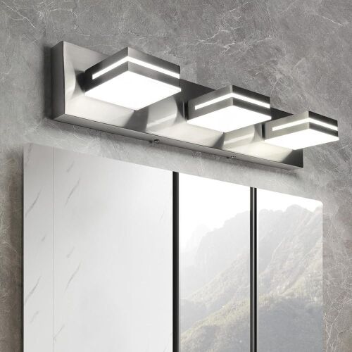 3 Light Bathroom Vanity Light Brushed Nickel