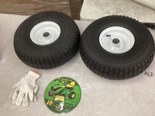 15x6.00-6 Mower Tires, 2 Pack