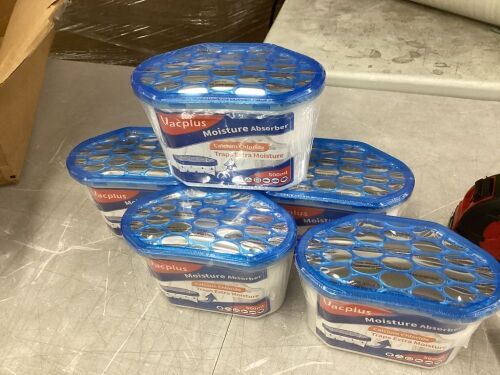 Lot of (5) Vacplus Moisture Absorber, 16.0 OZ