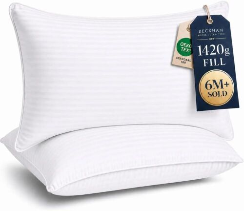 Beckham Hotel Collection Bed Pillows, 2 Pack