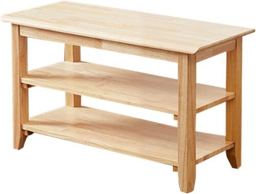 Wooden Shoe Storage Bench 23.6"