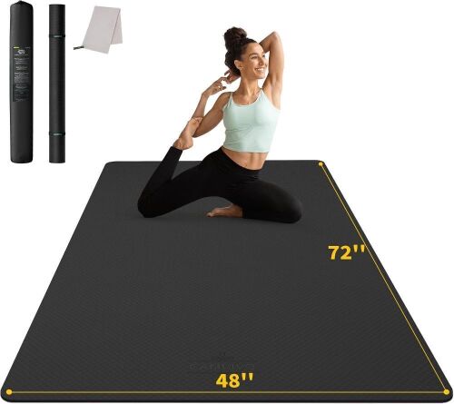 CAMBIVO 72''x48'' Large Yoga Mat