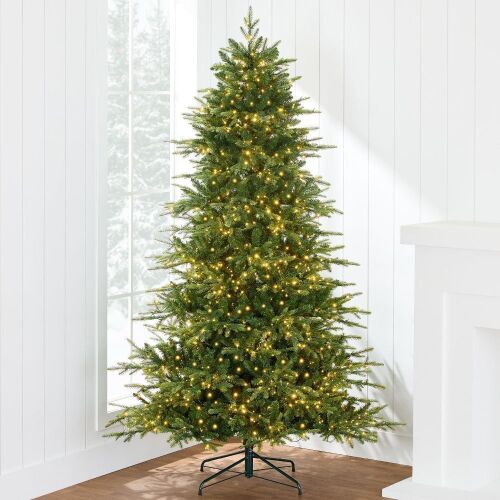6' Pre-Lit Artificial Full Aspen Christmas Tree w/ 2-in-1 Twinkling Micro LEDs