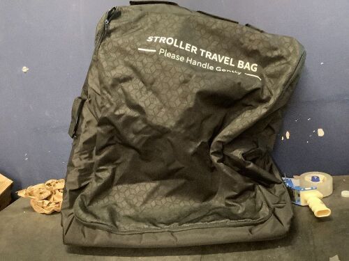 Padded Stroller Travel Bag for Airplane with Wheels