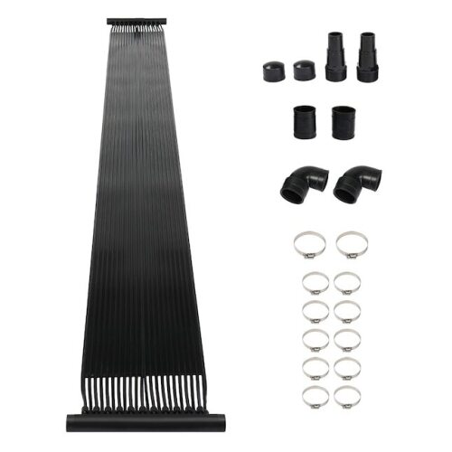 VINGLI 2FT x 20FT Solar Pool Heater Panel/Swimming Pool Heating System/Above Ground Pool Inground Pools