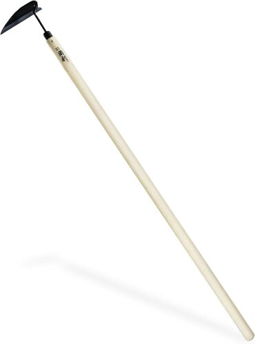 KAKURI Japanese Weeding Tool Long Handle 38"– Nejiri Kama Hoe Japanese Sickle Hoe Stand Up Weeder for Scraping Soil, Grass, Roots – Precision Weeding in Tight Spaces