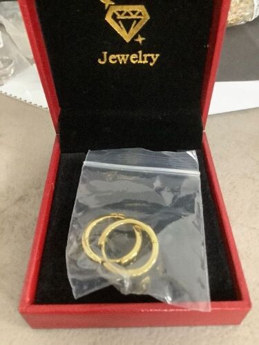 Classic 22mm Gold Hoop Earrings – Thick Chunky Hoop Design