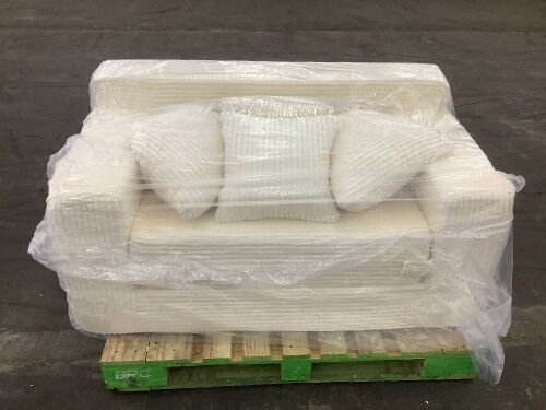 White Loveseat Couch