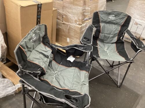 2 Pack Folding Camping Chair with Cup Holder