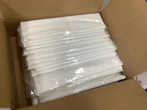20 Pack White Plastic Table Cloths