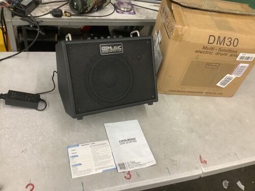 Coolmusic Keyboard AMP 30W Electric Drum Amplifier Speaker