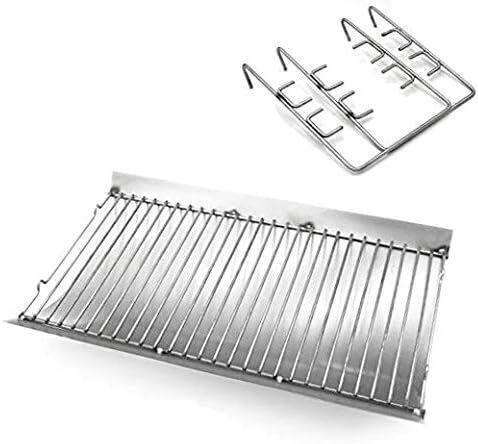 20.4 inches Stainless Steel Fire Grate Hanger and Ash Drip Pan for Chargriller 5050, Chargriller 5072, Chargriller 5650
