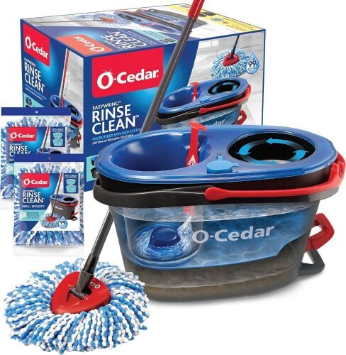 O-Cedar RinseClean Spin Mop and Bucket System