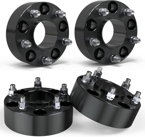 EVERESTWAY 5x5 Wheel Spacers 5x127mm, 2" Thickness 5 Lug 71.5mm Hub Bore, 1/2" x20 Studs Compatible with 2007-2018 Jeep Wrangler JK/2006-2010 Commander XK Grand Cherokee WK