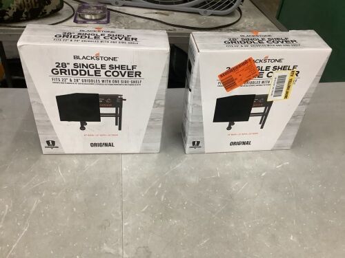 Lot of (2) Blackstone 28 in. Black Griddle Station Cover