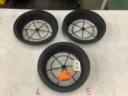 Lot of (3) Rain Harvesting Tank Screen 12 in.