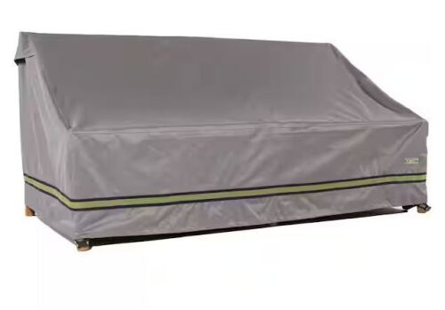Classic Accessories Duckcovers Soteria 93 in. Grey Sofa Cover