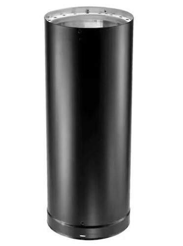 Lot of (2) DuraVent Model DVL Double Wall Stove Pipe 6in. Diameter X 24in. Double Wall Stove Pipe Length