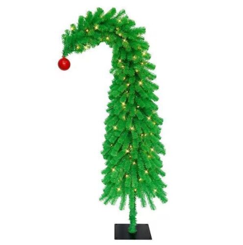 Puleo International 6 ft. Prelit Whimsical Artificial Christmas Tree