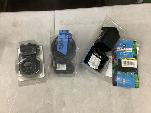 Lot of (3) Pond Pumps