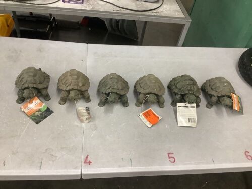 Lot of (6) TOTALPOND Turtle Spitter - Some Damaged