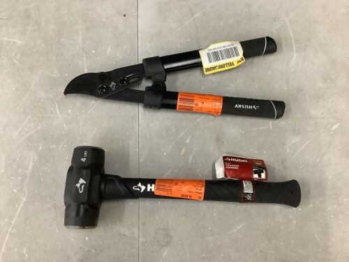 Husky 4lb Engineer Hammer & 15 in. Compact Bypass Lopper