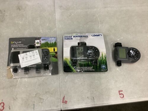 Lot of (3) Hose Watering Timers