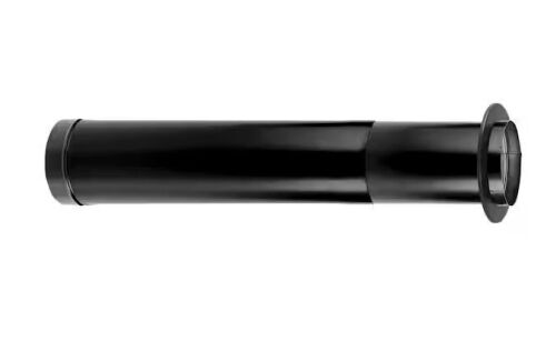 DuraVent DuraBlack Stove Pipe 6in. Diameter X 44 to 68in. Telescoping Length w/ Trim