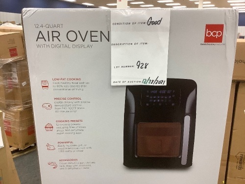12.4qt 1700W 12-in-1 Programmable XL Air Fryer - Lot 928