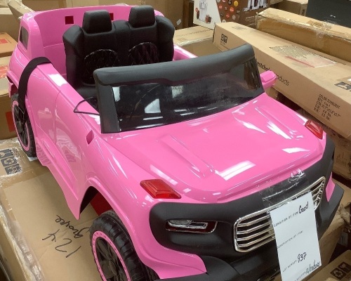 6V Kids Ride On Car Truck w/ Parent Control, 3 Speeds, LED Headlights, MP3 Player, Horn - Lot 937