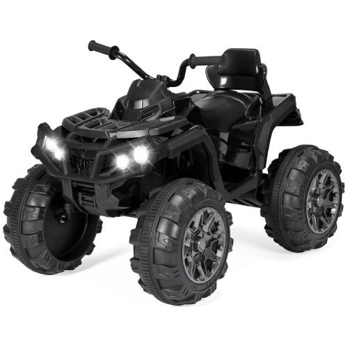 12V Kids Ride-On 4-Wheeler Quad ATV Car w/ 3.7mph Max, Bluetooth, Headlights - Lot 1024