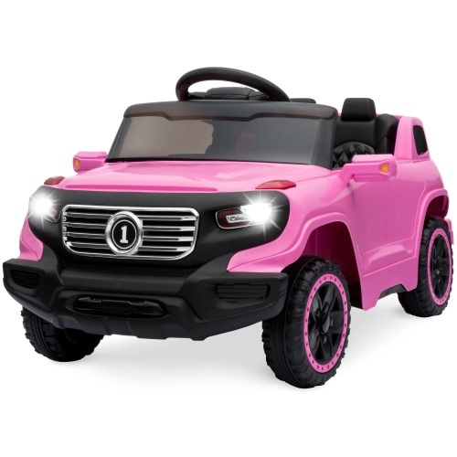 6V Kids Ride On Car Truck w/ Parent Control, 3 Speeds, LED Headlights, MP3 Player, Horn - Lot 1026