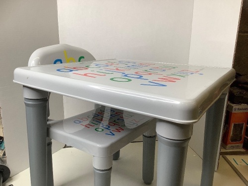 Toddler Activities Table includes 1 Chair - Lot 209