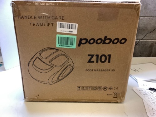 Poo Boo Foot Massager, Appears New - Lot 225
