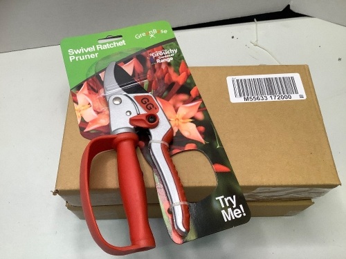 Lot of (2) Green Base Swivel Rachet Pruner, Appears New - Lot 248