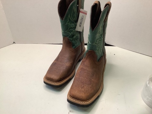 Justin Men's Leather Boots Size 9D, Appears New - Lot 251