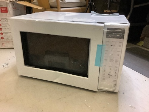 Sharp Convection Microwave Oven, Parts Only, Broken Glass Front, No Glass Tray, Does Not Turn On - Lot 339