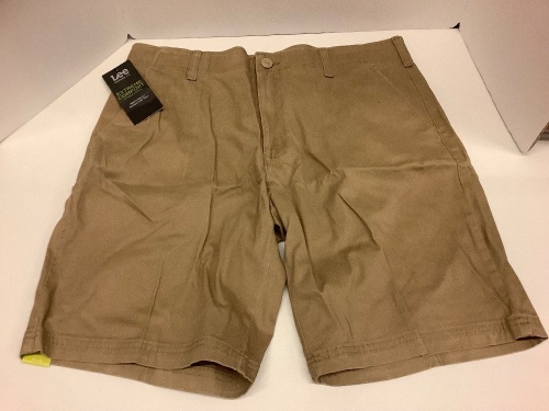 Lee Men's Size 38 Shorts, Original Khaki - Lot 384