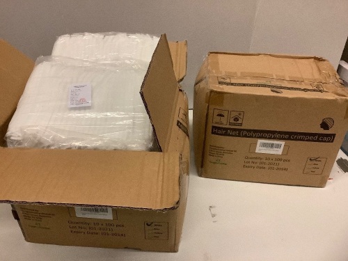 Lot of (2) 100 Piece Box of Hair Net - Lot 394