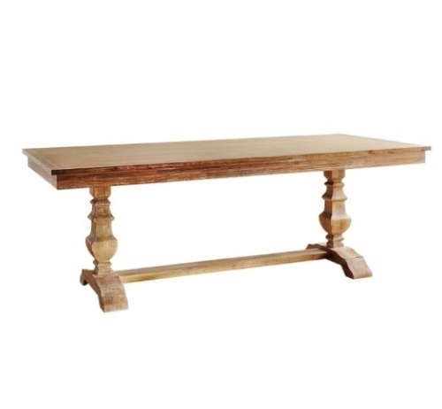 Pier1 Bradding 84" Dining Table in Natural Stone Wash. Appears New - Lot 17