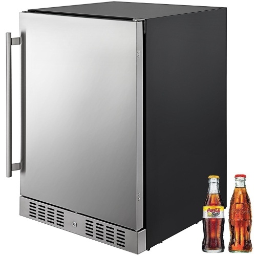 VEVOR 24" Built-in Stainless Steel Beverage Cooler Refrigerator. Appears New - Lot 24