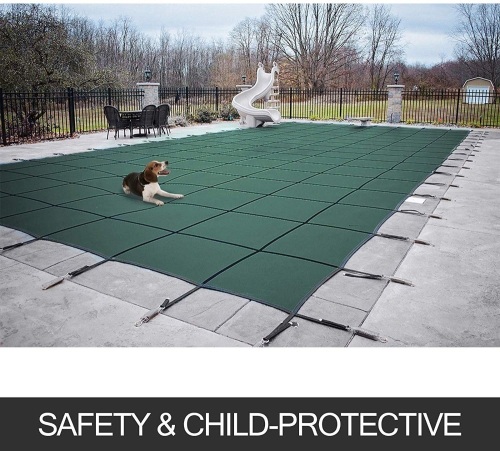 VEVOR Rectangular In Ground Swimming Pool Cover 18X36 FT. E-Commerce Return. Appears New  - Lot 50