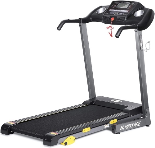 MaxKare Folding Treadmill, 17'' Wide Tread Belt w/Incline LCD Display and Cup Holder. Appears New - Lot 72