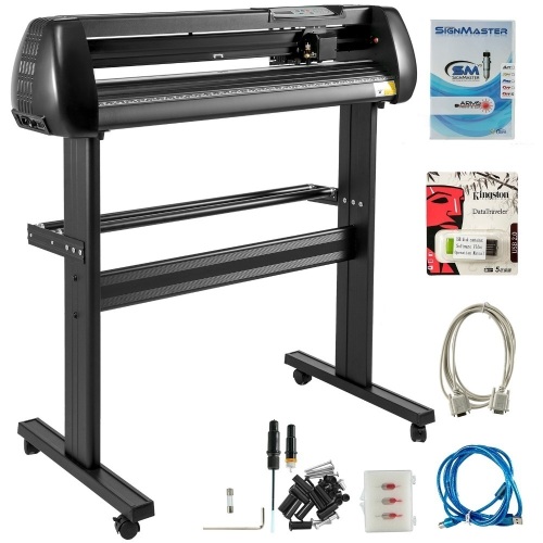 Vevor 34" Vinyl Cutter / Plotter, Sign Cutting Machine W/software + Supplies. Appears New - Lot 82