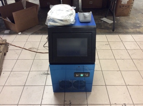 Compact Commercial Ice Machine Freestanding Ice Maker. Appears New. Powers Up, Not Tested Further - Lot 84