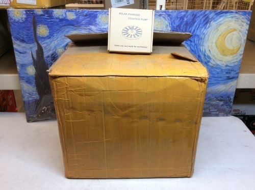 Lot of (66) Solar Powered Fountain Pumps. Appear New - Lot 216