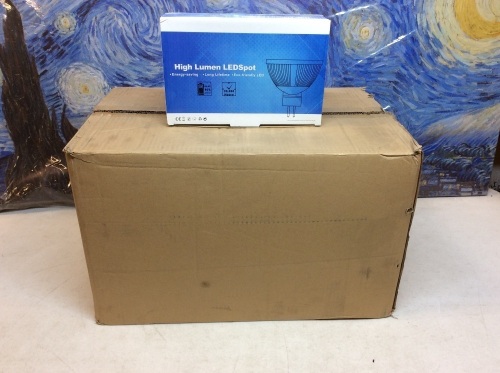 Case of (20) 10-Packs of LED Gu10 5W light Bulb 110V Cool White Spotlight Energy saving Bulbs. Appear New - Lot 217