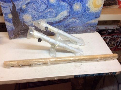 Wall Mounted Ballet Barre. Appears New. Missing Hardware - Lot 299