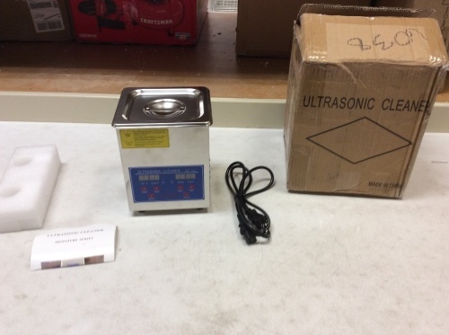 1.3L Stainless Ultrasonic Cleaning Machine. Appears New - Lot 321