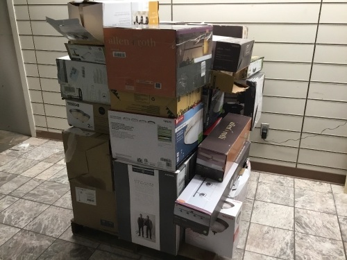 Pallet of Store Return Lighting. Untested and Uninspected. May contain broken or incomplete items - Lot 424